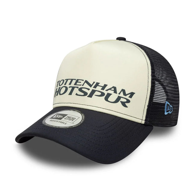 Tottenham Hotspur FC New Era Puff Wordmark A-Frame Trucker Baseball Cap