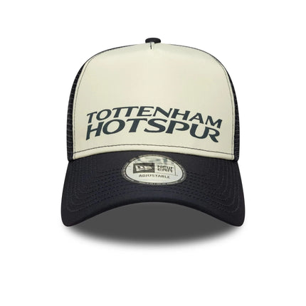Tottenham Hotspur FC New Era Puff Wordmark A-Frame Trucker Baseball Cap
