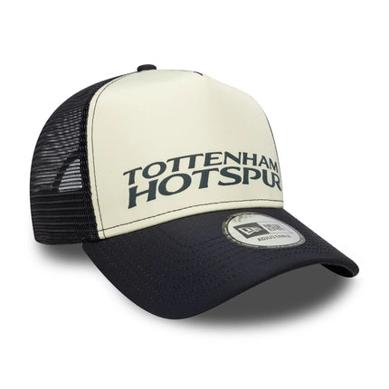 Tottenham Hotspur FC New Era Puff Wordmark A-Frame Trucker Baseball Cap