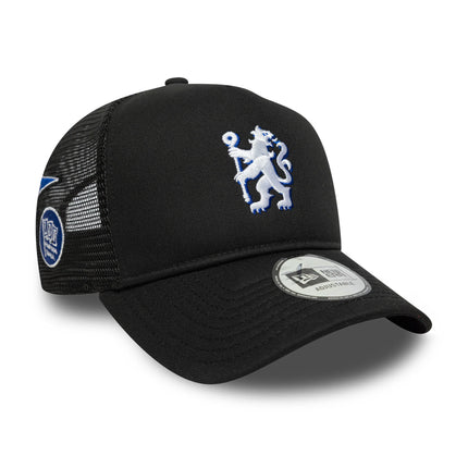 Chelsea FC New Era Patch Trucker Baseball Cap