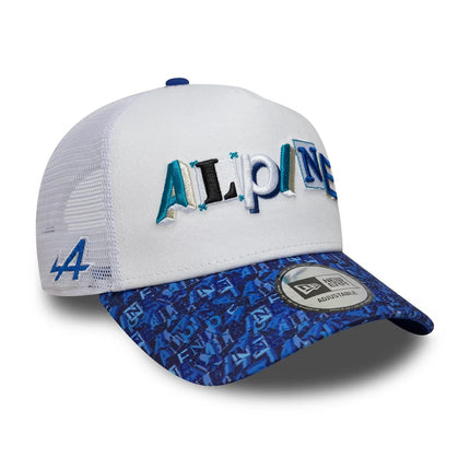 Alpine F1 Team New Era All Over Print Trucker Baseball Cap