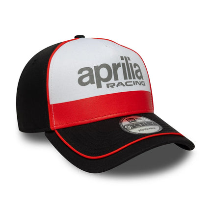 Aprilia Racing New Era Wordmark Logo A- Frame Trucker Baseball Cap
