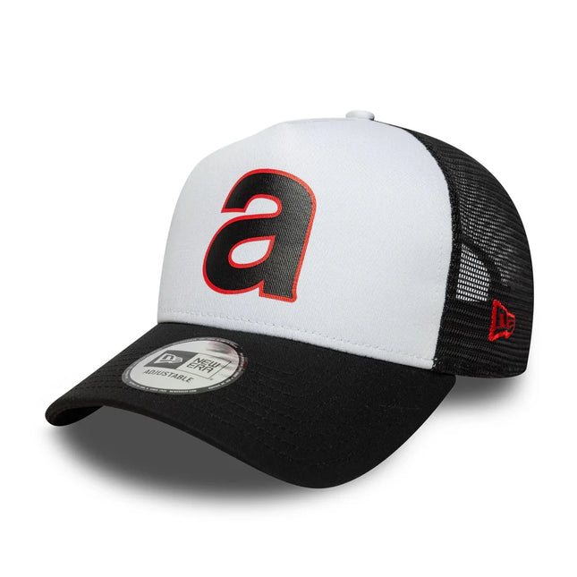 Aprilia Racing New Era Wordmark Logo E-Frame Trucker Baseball Cap