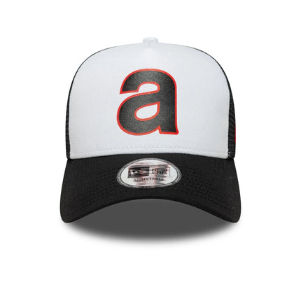 Aprilia Racing New Era Wordmark Logo E-Frame Trucker Baseball Cap