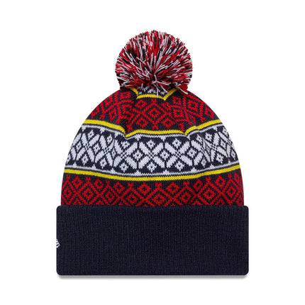 Red Bull Racing F1 Team New Era Christmas Beanie Bobble Hat