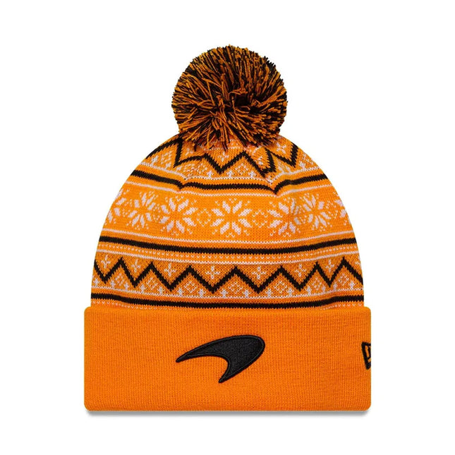 McLaren F1 Team New Era Christmas Beanie Bobble Hat