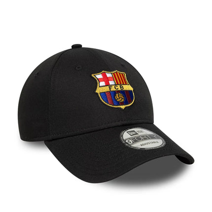 Barcelona FC New Era Core Logo Black Baseball Cap
