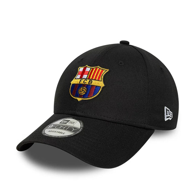 Barcelona FC New Era Core Logo Black Baseball Cap