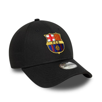 Barcelona FC New Era Core Logo Black Kids Baseball Cap