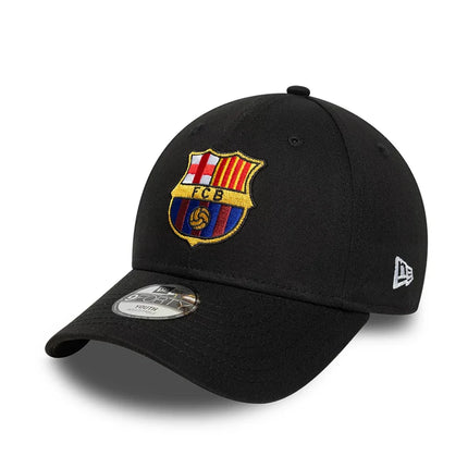 Barcelona FC New Era Core Logo Black Kids Baseball Cap