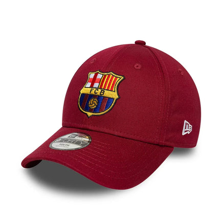 Barcelona FC New Era Core Logo Dark Red Kids Baseball Cap