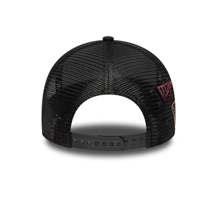 Barcelona FC New Era Core Patch Logo A-Frame Trucker Baseball Cap