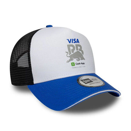 Visa Cash App Racing Bulls F1 Team New Era Essentials Trucker Baseball Cap
