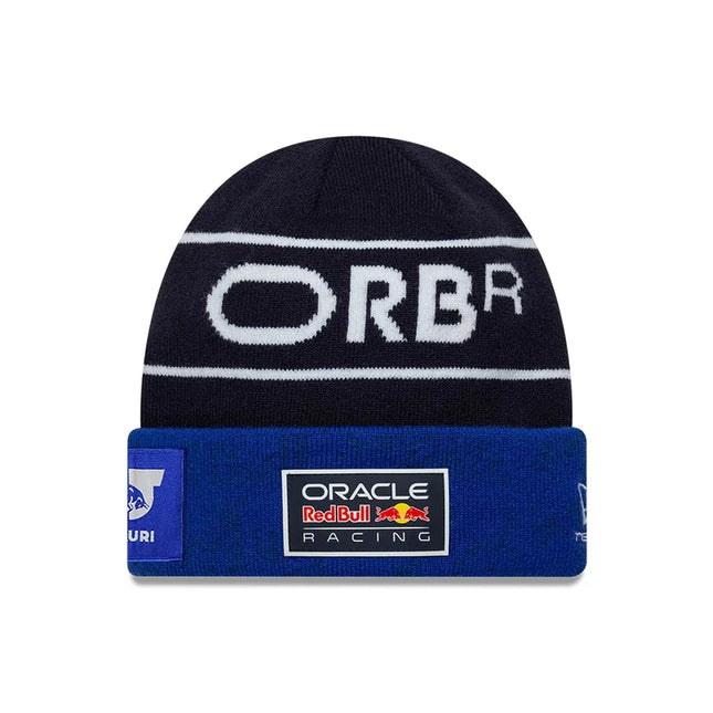 Red Bull Racing F1 Team New Era Max Verstappen Drivers Cuff Beanie Hat 2026