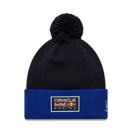 Red Bull Racing F1 Team New Era Essentials Bobble Beanie Hat