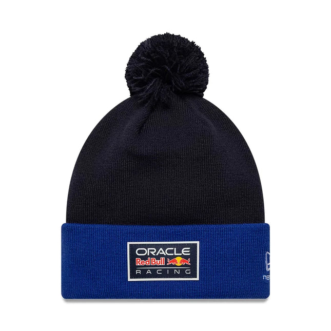 Red Bull Racing F1 Team New Era Essentials Bobble Beanie Hat