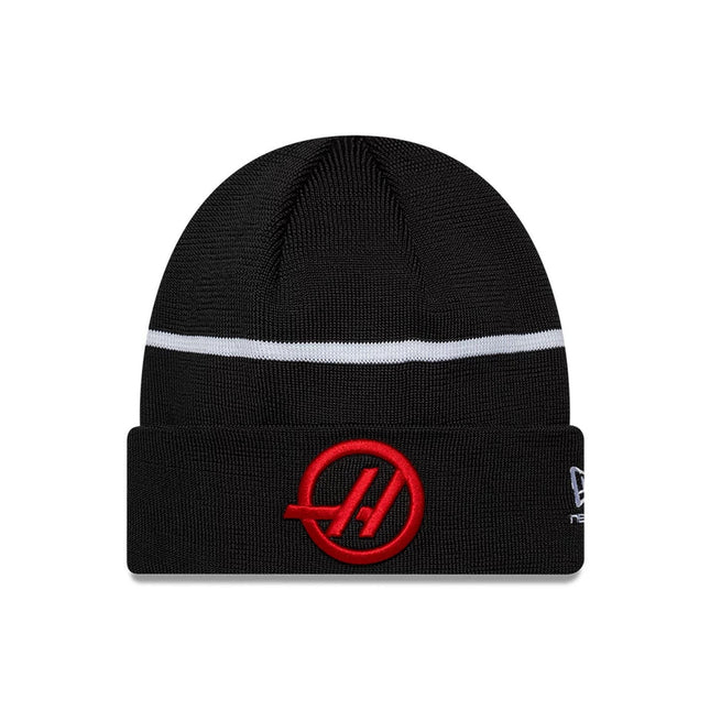 Haas F1 Team New Era Cuff Beanie Hat 2026
