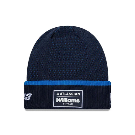 Williams Racing F1 Team New Era Alex Albon Cuff Knit Beanie Hat 2026