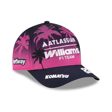 Williams Racing F1 Team New Era Alex Albon Drivers Miami GP Baseball Cap 2026