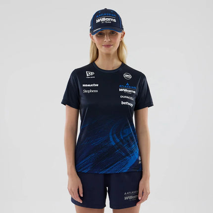 Williams Racing F1 Team New Era Women's Tech T-Shirt 2026