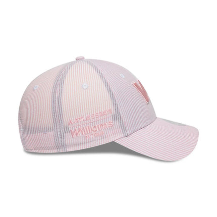 Williams Racing F1 Team New Era Seersucker Pastel Pink Baseball Cap