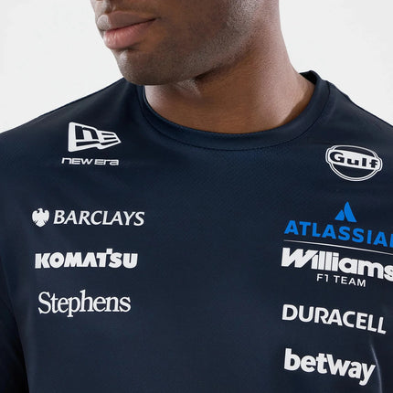 Williams Racing F1 Team New Era Silverstone GP Tech T-Shirt 2026