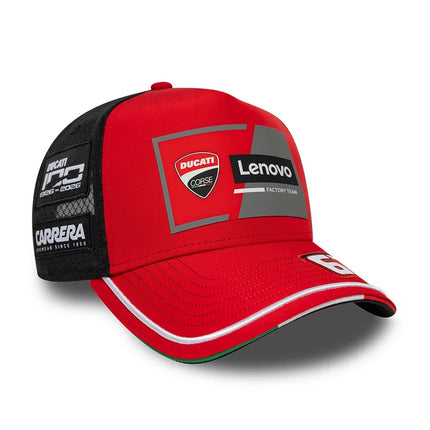 Ducati Corse Lenovo Team New Era Francesco Bagnaia E-Frame Trucker Baseball Cap 2026