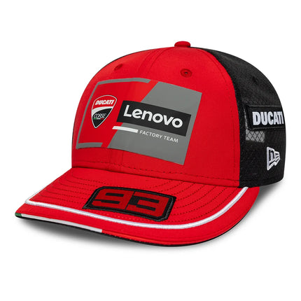 Ducati Corse Lenovo Team New Era Marc Marquez E-Frame Trucker Baseball Cap 2026