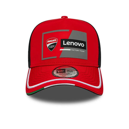 Ducati Corse Lenovo Team New Era E-Frame Trucker Baseball Cap 2026