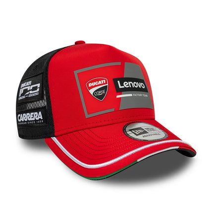 Ducati Corse Lenovo Team New Era E-Frame Trucker Baseball Cap 2026