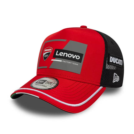 Ducati Corse Lenovo Team New Era E-Frame Trucker Baseball Cap 2026