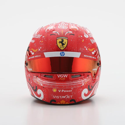 Scuderia Ferrari F1 Official LookSmart Carlos Sainz Mexican GP 1/5 Scale Mini Helmet 2024