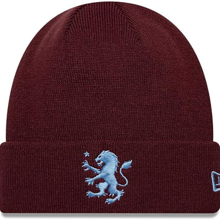 Aston Villa Football Club New Era Core Logo Cuff Beanie Hat