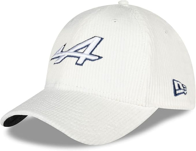 Alpine F1 Team New Era Cord White Baseball Cap