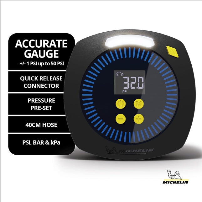 Michelin 12V Digital Micro Programmable Tyre Inflator