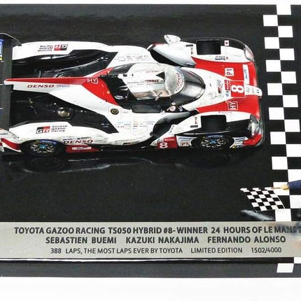 Toyota Gazoo Racing WEC Spark Model Limited Edition #8 Le Mans 24hr Model Racing car 2018