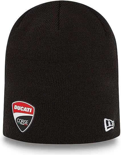 Ducati Corse New Era Motor Bike Black Knit Beanie