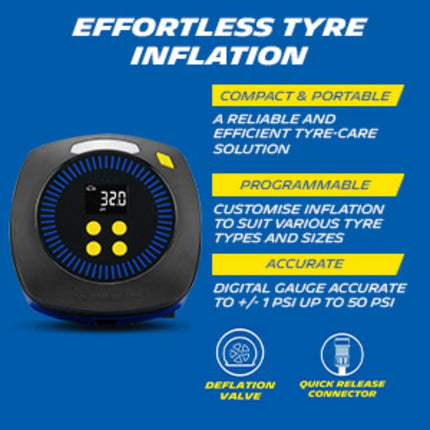 Michelin 12V Digital Micro Programmable Tyre Inflator