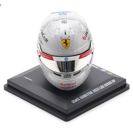 Scuderia Ferrari F1 Team Looksmart Lewis Hamilton Las Vegas GP 1/5 Mini Helmet 2025