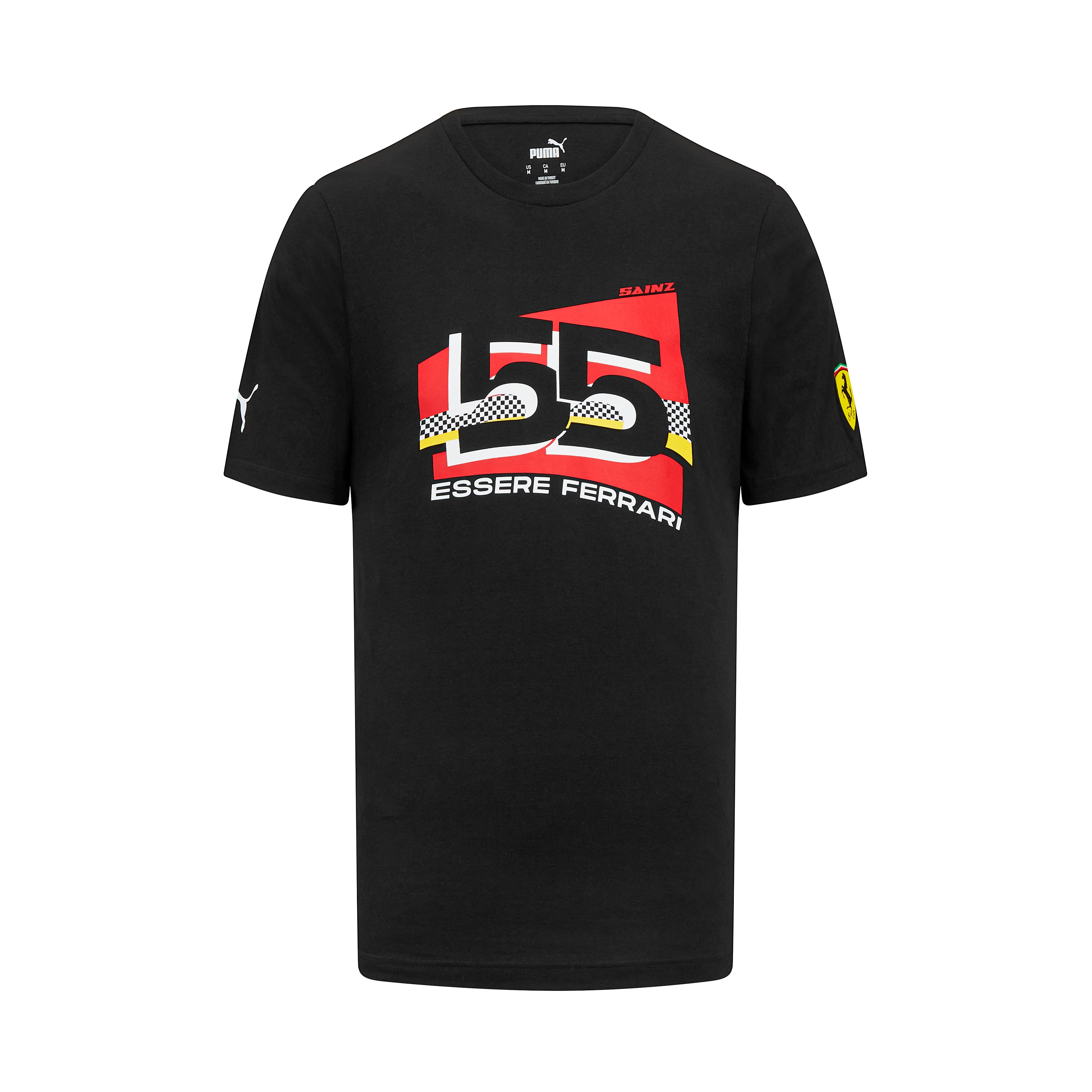 Scuderia Ferrari Carlos Sainz Logo T Shirt