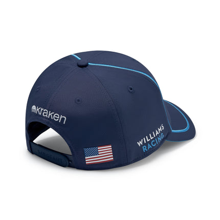 Williams Racing F1 Team Logan Sargeant Navy Baseball Cap 2024