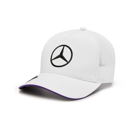 Mercedes AMG Petronas F1 Team Lewis Hamilton White Baseball Cap 2024