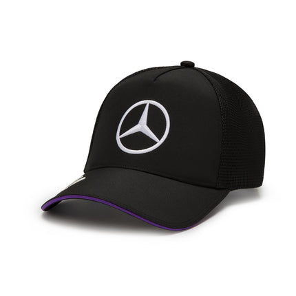 Mercedes AMG Petronas F1 Team Lewis Hamilton Black Baseball Cap 2024