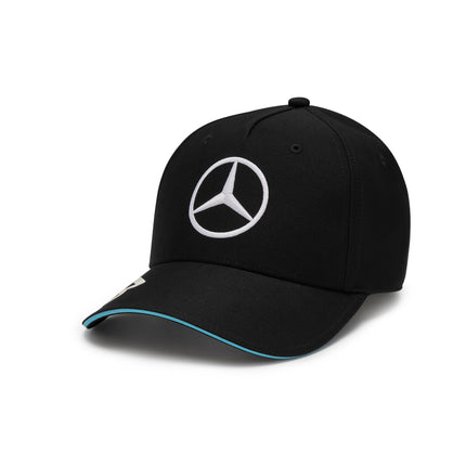 Mercedes AMG Petronas F1 Team George Russell Black Kids Baseball Cap 2024