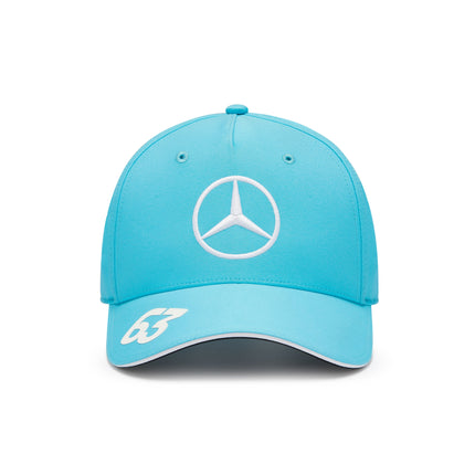 Mercedes AMG Petronas F1 Team George Russell Blue Kids Baseball Cap 2024