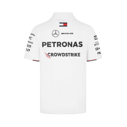 Mercedes AMG Petronas F1 Team White Poloshirt 2024