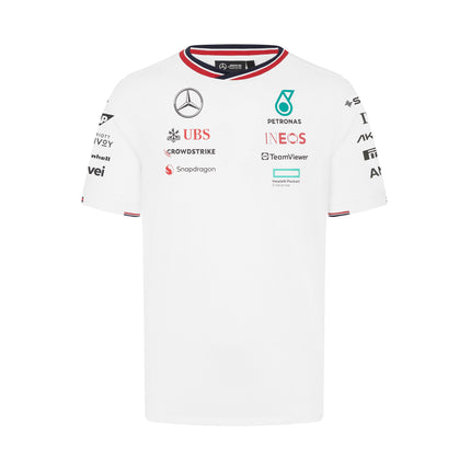 Mercedes AMG Petronas F1 Team White T-Shirt 2024