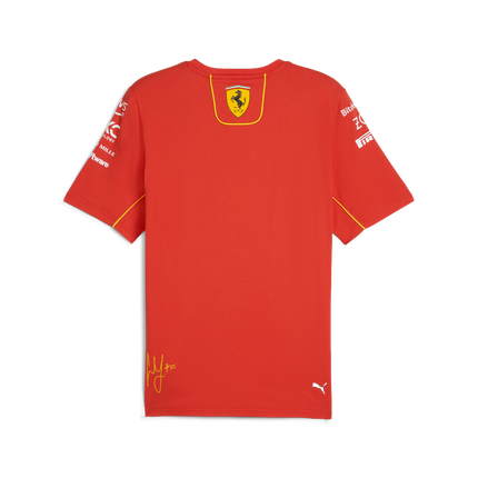 Scuderia Ferrari F1 Team Carlos Sainz Driver T-Shirt 2024
