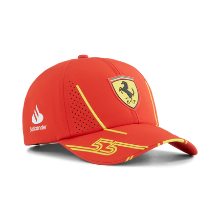 Scuderia Ferrari F1 Team Carlos Sainz Driver Baseball Cap 2024