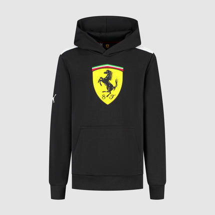 Scuderia Ferrari F1 PUMA Large Scudetto Shield Logo Kids Hoody